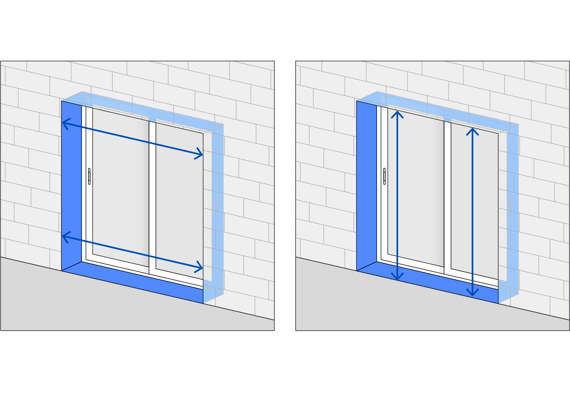 Height measurement illustration